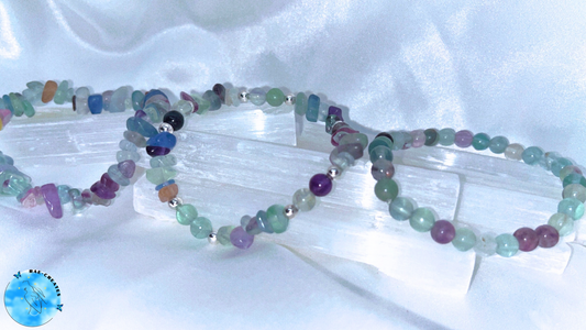 Third Eye Bracelet (Rainbow Fluorite)