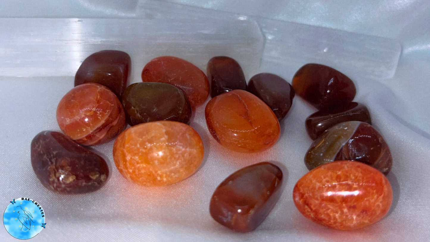 Carnelian Crystal (Tumbled)