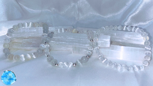 Crown Chakra Bracelet (Selenite)