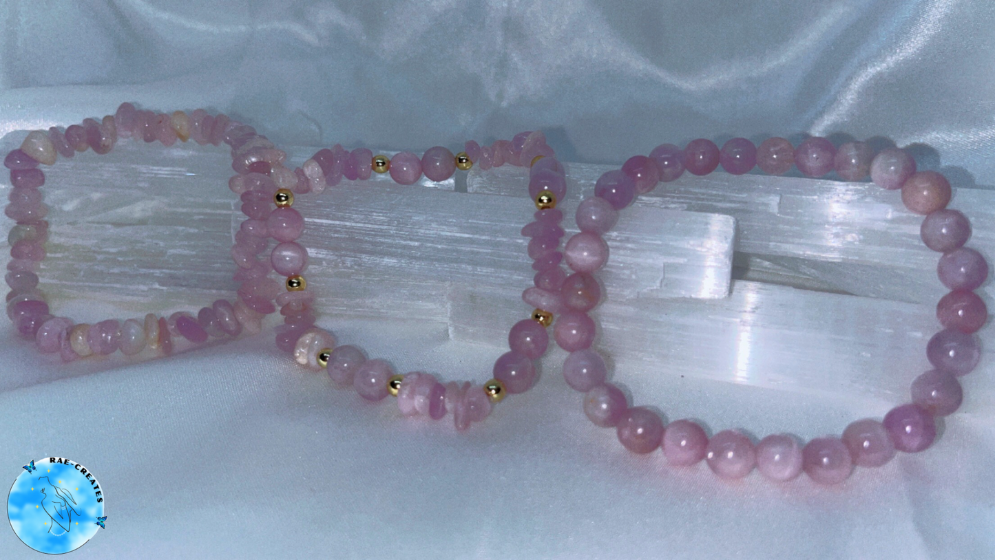 Crown Chakra Bracelet (Kunzite)