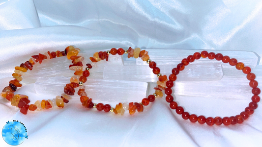 Sacral Chakra Bracelet (Carnelian)