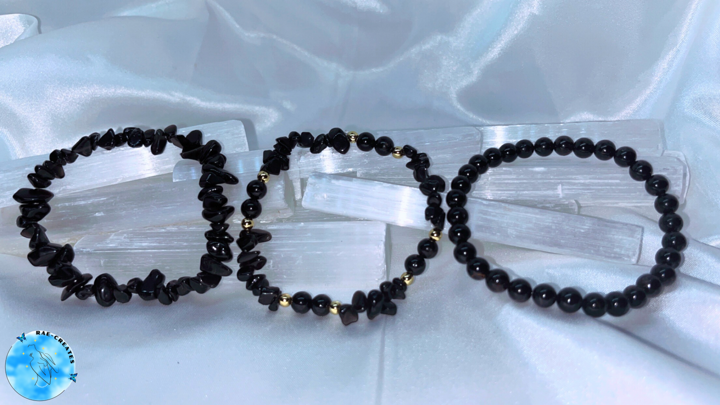 Root Chakra Bracelet (Black Tourmaline)