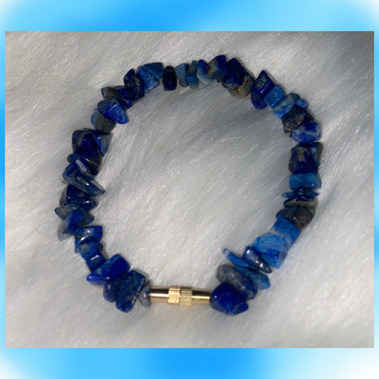 Throat Chakra Crystal Anklet