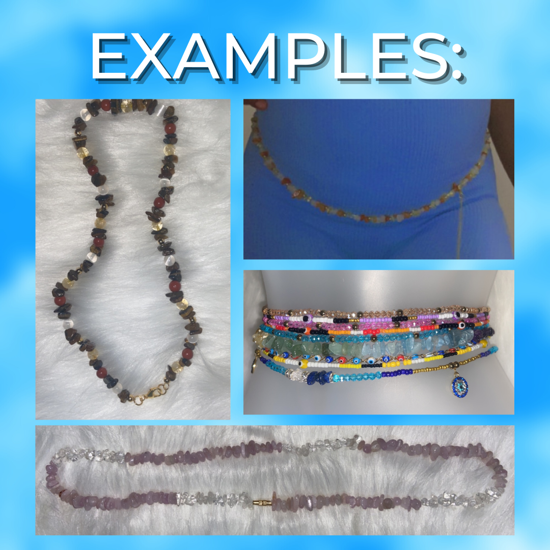 Custom Waistbeads (All Crystals)