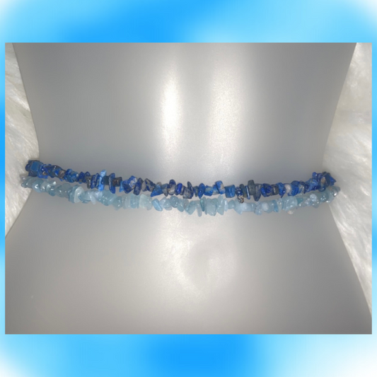 Throat Chakra Crystal Waistbeads