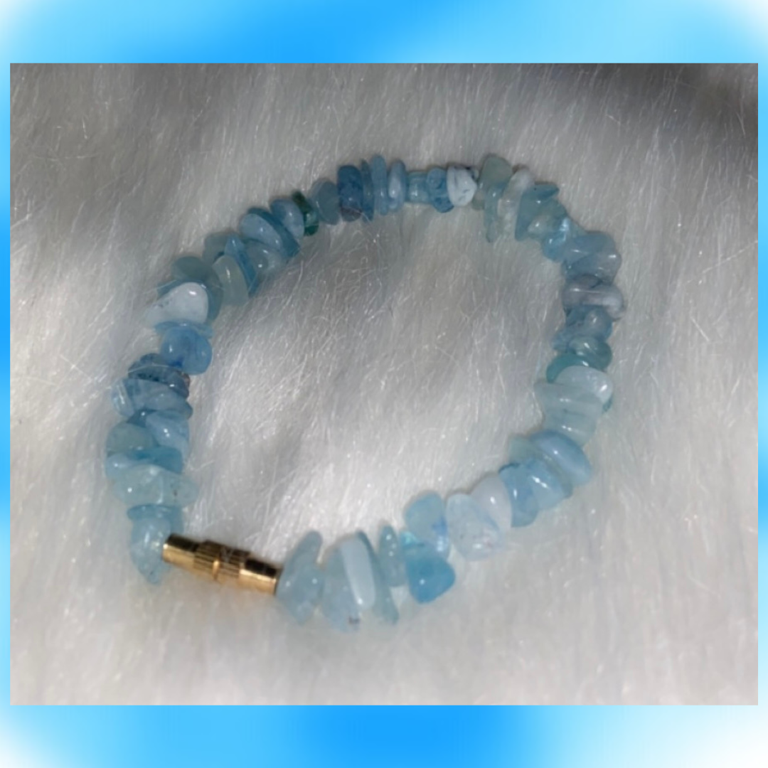 Throat Chakra Crystal Anklet