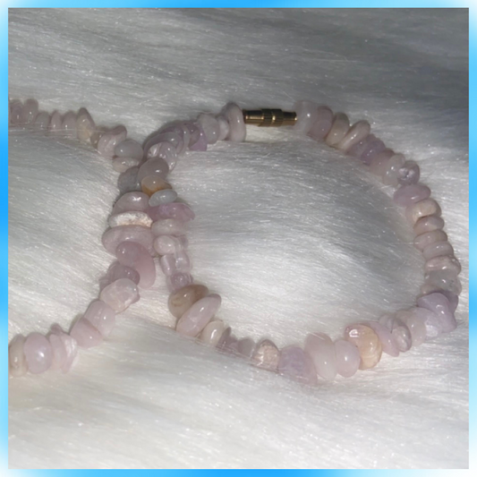 Crown Chakra Crystal Anklet